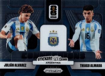 Sticker Julian Alvarez / Thiago Almada - FIFA World Cup 2026. Prizm
 n. C7 - Panini