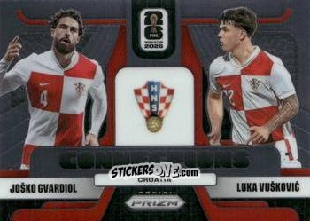 Figurina Josko Gvardiol / Luka Vuskovic - FIFA World Cup 2026. Prizm
 n. C8 - Panini