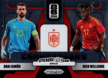 Sticker Nico Williams / Unai Simon - FIFA World Cup 2026. Prizm
 n. C9 - Panini