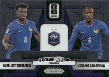 Cromo Aurelien Tchouameni / Eduardo Camavinga - FIFA World Cup 2026. Prizm
 n. C16 - Panini