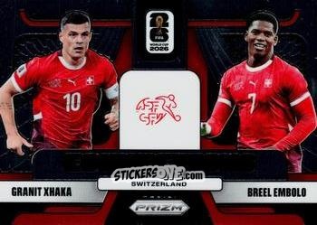 Figurina Breel Embolo / Granit Xhaka - FIFA World Cup 2026. Prizm
 n. C18 - Panini