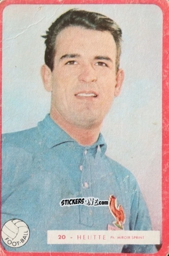 Figurina Heutte - Football 1960
 n. 20 - Miroir-Sprint