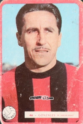 Sticker Gonzales - Football 1960
 n. 46 - Miroir-Sprint