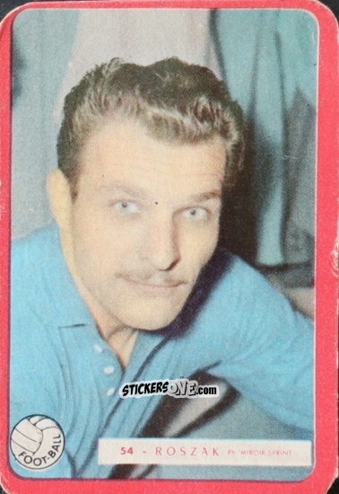 Cromo Alexandre Roszak - Football 1960
 n. 54 - Miroir-Sprint