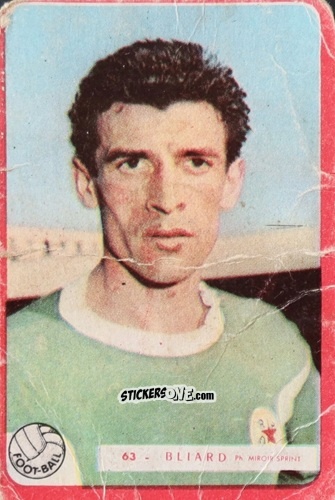 Cromo Bliard - Football 1960
 n. 63 - Miroir-Sprint