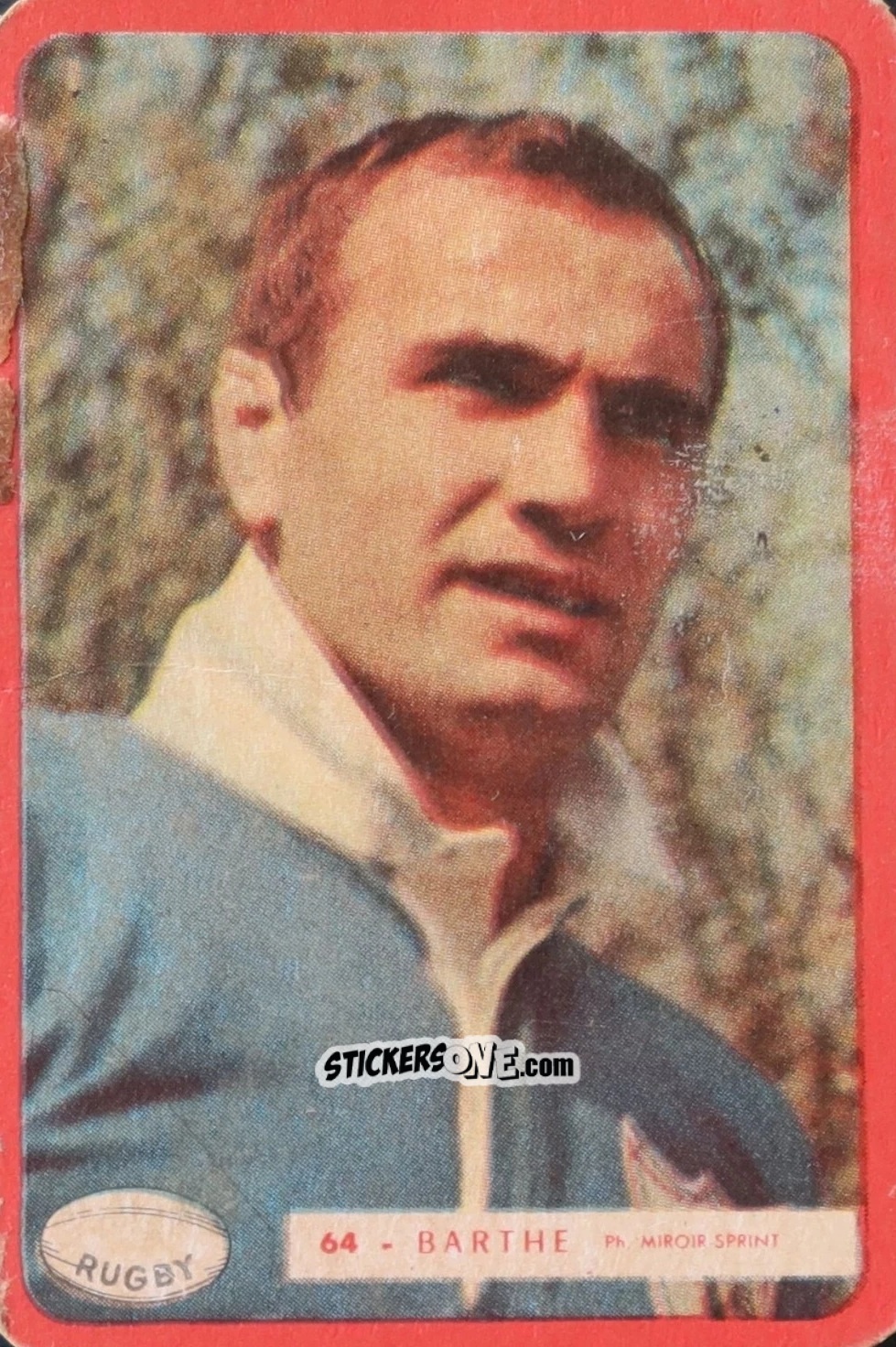 Figurina Jan Barthe (Rugby) - Football 1960
 n. 64 - Miroir-Sprint