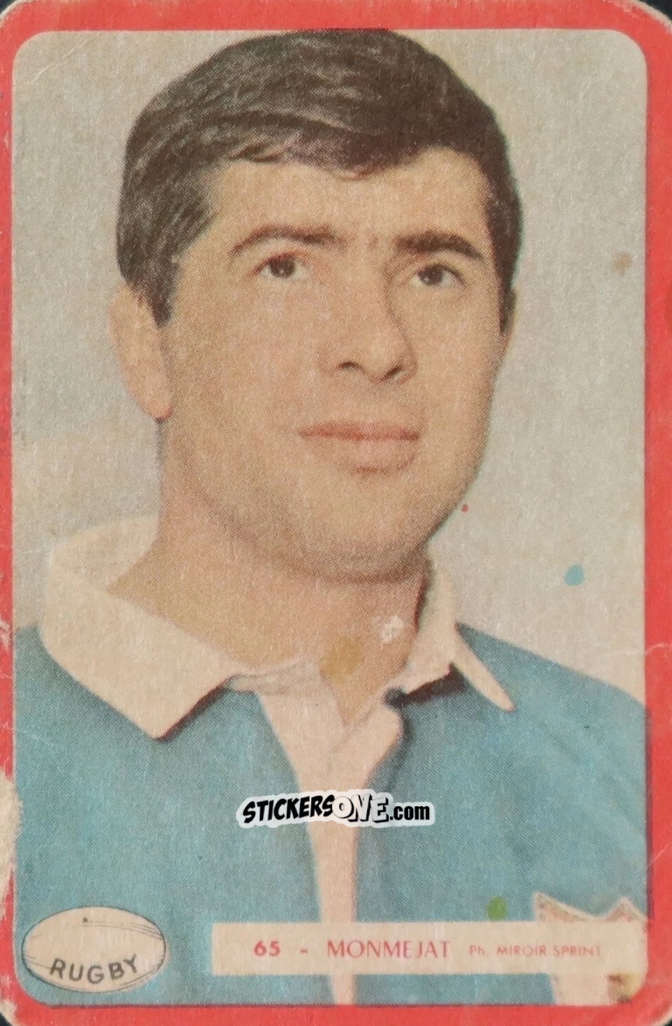 Figurina Monmejat (Rugby) - Football 1960
 n. 65 - Miroir-Sprint