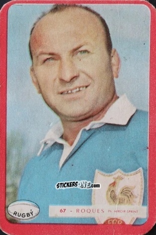 Figurina Roques (Rugby) - Football 1960
 n. 67 - Miroir-Sprint