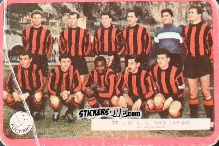 Cromo Team Photo - Football 1960
 n. 77 - Miroir-Sprint