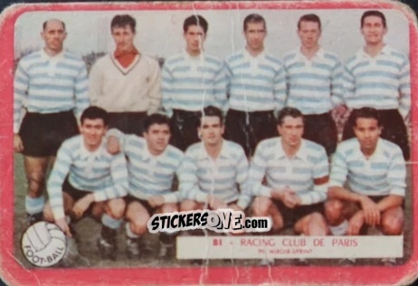 Sticker Team Photo - Football 1960
 n. 81 - Miroir-Sprint