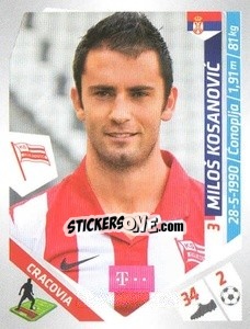 Sticker Kosanovic - Ekstraklasa 2013-2014 n. 21 - Panini