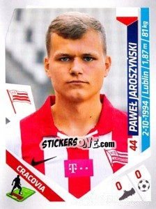 Sticker Jaroszynski - Ekstraklasa 2013-2014 n. 25 - Panini