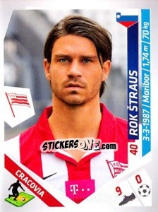 Sticker Straus - Ekstraklasa 2013-2014 - Panini