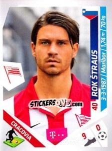 Figurina Straus - Ekstraklasa 2013-2014 - Panini