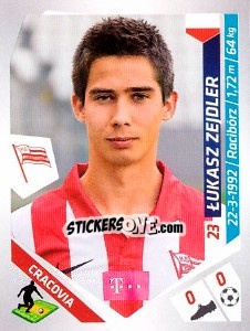 Sticker Zejdler - Ekstraklasa 2013-2014 n. 36 - Panini