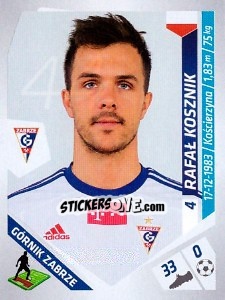 Sticker Kosznik - Ekstraklasa 2013-2014 n. 44 - Panini