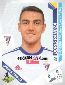 Cromo Pandza - Ekstraklasa 2013-2014 - Panini