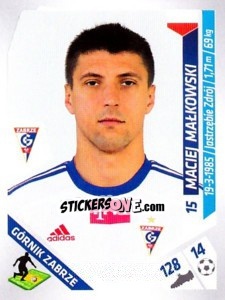 Cromo Malkowski - Ekstraklasa 2013-2014 - Panini