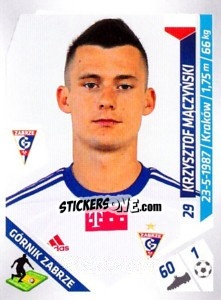 Sticker Maczynski - Ekstraklasa 2013-2014 - Panini