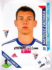 Sticker Zachara - Ekstraklasa 2013-2014 - Panini
