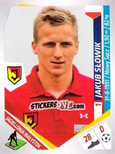 Sticker Slowik - Ekstraklasa 2013-2014 n. 60 - Panini