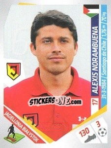 Sticker Norambuena - Ekstraklasa 2013-2014 n. 62 - Panini