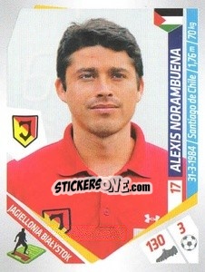 Cromo Norambuena - Ekstraklasa 2013-2014 - Panini