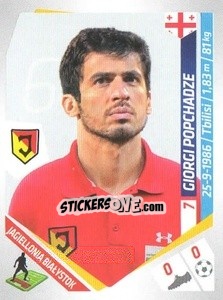 Sticker Popchadze - Ekstraklasa 2013-2014 n. 64 - Panini
