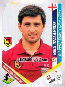 Sticker Dzalamidze - Ekstraklasa 2013-2014 n. 70 - Panini