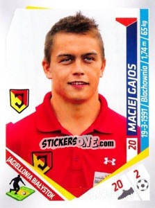 Sticker Gajos - Ekstraklasa 2013-2014 n. 71 - Panini