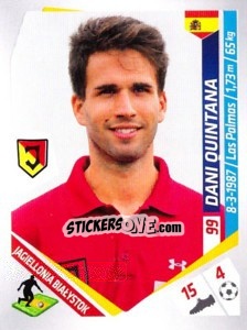 Cromo Ouintana - Ekstraklasa 2013-2014 - Panini