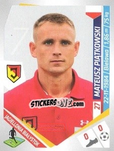 Cromo Piatkowski - Ekstraklasa 2013-2014 - Panini