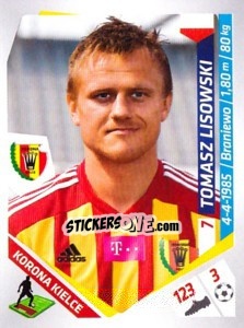 Figurina Lisowski - Ekstraklasa 2013-2014 - Panini