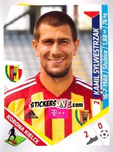 Sticker Sylwestrrzak - Ekstraklasa 2013-2014 - Panini