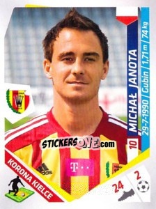 Sticker Janota - Ekstraklasa 2013-2014 - Panini