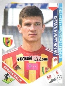 Sticker Lenartowski - Ekstraklasa 2013-2014 - Panini