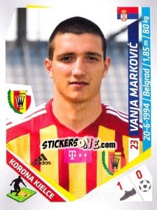 Sticker Markovic - Ekstraklasa 2013-2014 n. 91 - Panini
