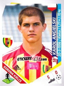 Sticker Angielski - Ekstraklasa 2013-2014 n. 97 - Panini