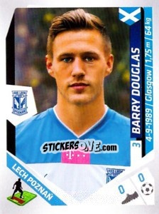 Sticker Douglas - Ekstraklasa 2013-2014 n. 102 - Panini