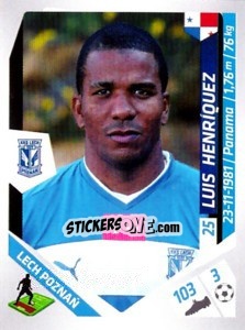 Sticker Henriquez - Ekstraklasa 2013-2014 n. 103 - Panini