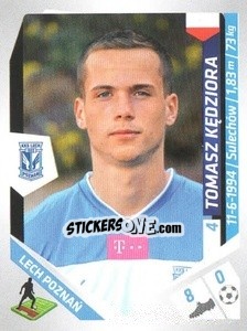 Sticker Kedziora - Ekstraklasa 2013-2014 n. 105 - Panini