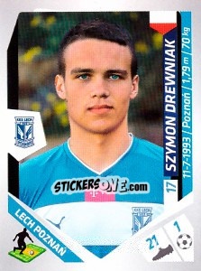 Sticker Drewniak - Ekstraklasa 2013-2014 n. 109 - Panini