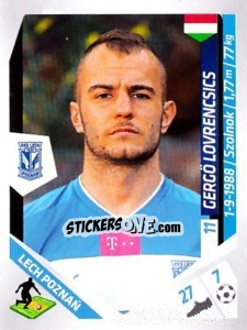 Sticker Lovrencsics - Ekstraklasa 2013-2014 n. 113 - Panini