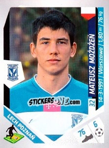 Sticker Mozdzen - Ekstraklasa 2013-2014 n. 114 - Panini