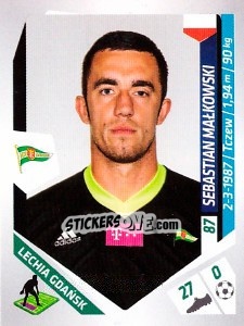 Sticker Malkowski - Ekstraklasa 2013-2014 - Panini