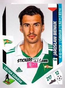 Sticker Bieniuk - Ekstraklasa 2013-2014 n. 121 - Panini