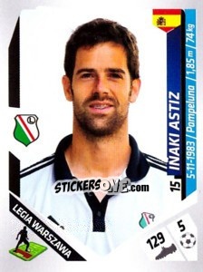 Sticker Astiz - Ekstraklasa 2013-2014 n. 141 - Panini