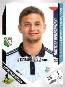 Sticker Bereszynski - Ekstraklasa 2013-2014 n. 142 - Panini