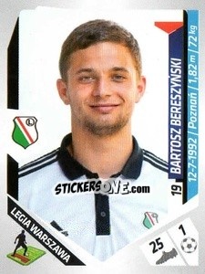 Cromo Bereszynski - Ekstraklasa 2013-2014 - Panini