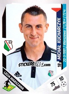 Sticker Kucharczyk - Ekstraklasa 2013-2014 - Panini